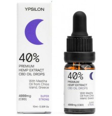 Ypsilon 4000mg 40% Premium Hemp Extract Cbd Oil Drops Super Strong 10ml